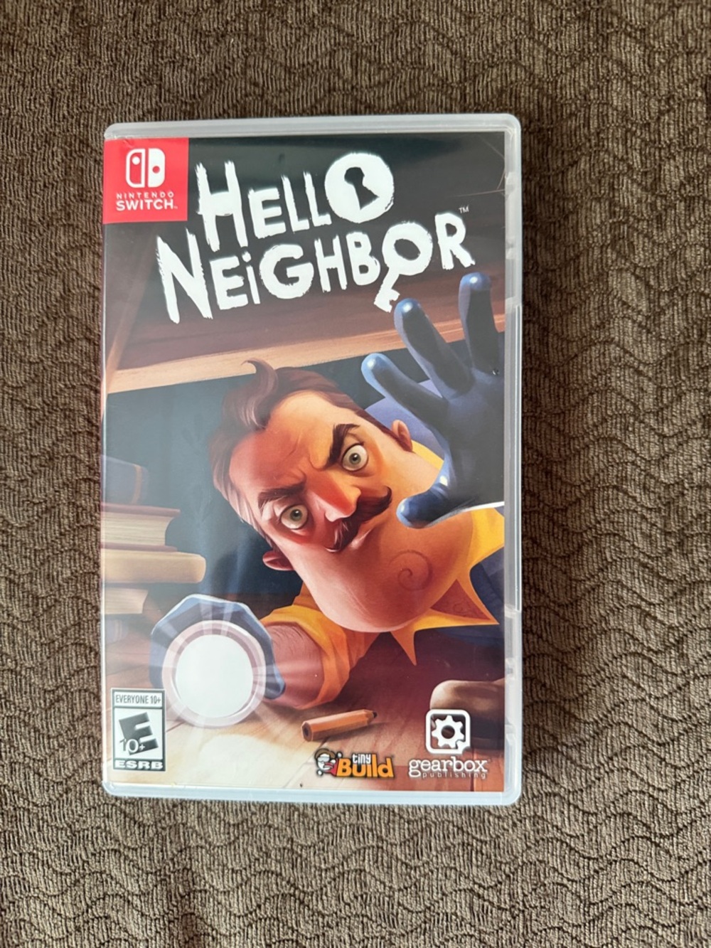 Nintendo Switch Hello Neighbor Video Game - Yellow, Red, Blue
